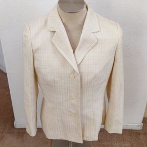 Collections For Le Suit Cream Blazer